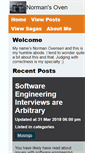 Mobile Screenshot of normansoven.com